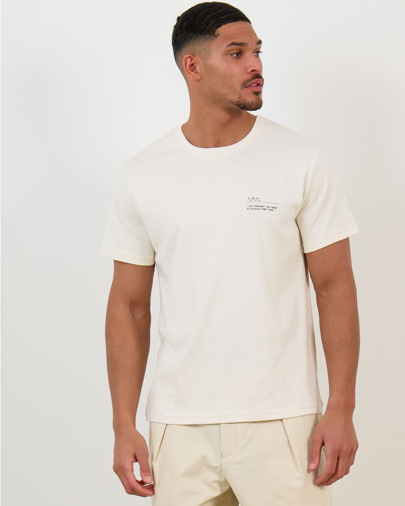 T-shirt Beige met Opdruk