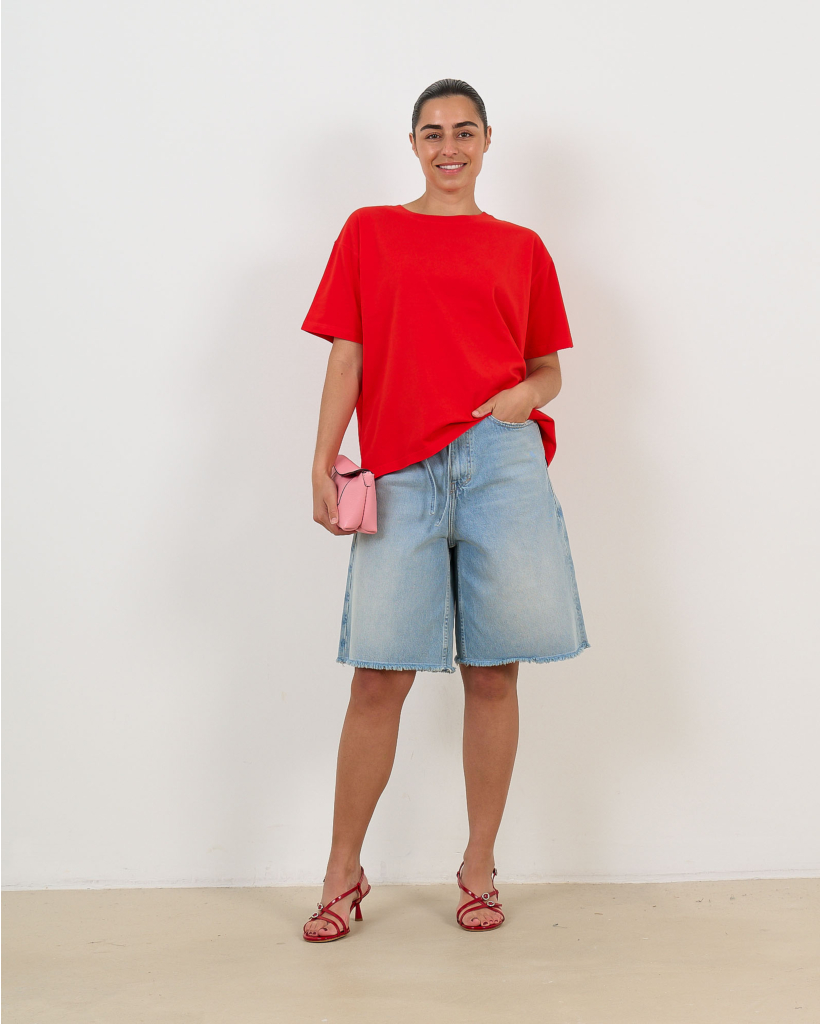 Fizvalley Oversized T-shirt Rood