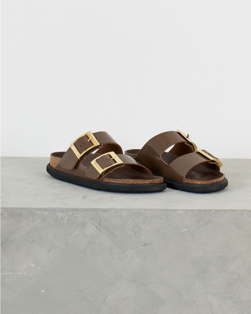 Arizona Droplet Buckle Sandalen High-Shine Caraf