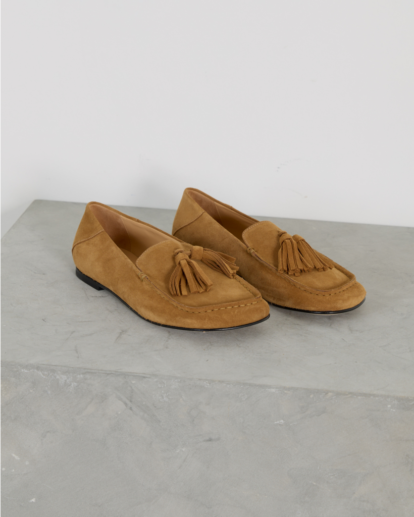 Drew Loafer Caramel Suede 