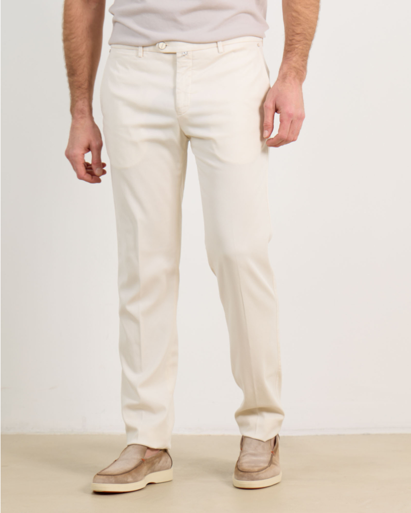pantalon casual steekzak 16 vanille
