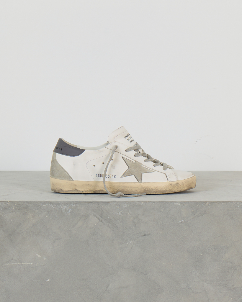 Super Star Sneaker Wit Donker Grijs