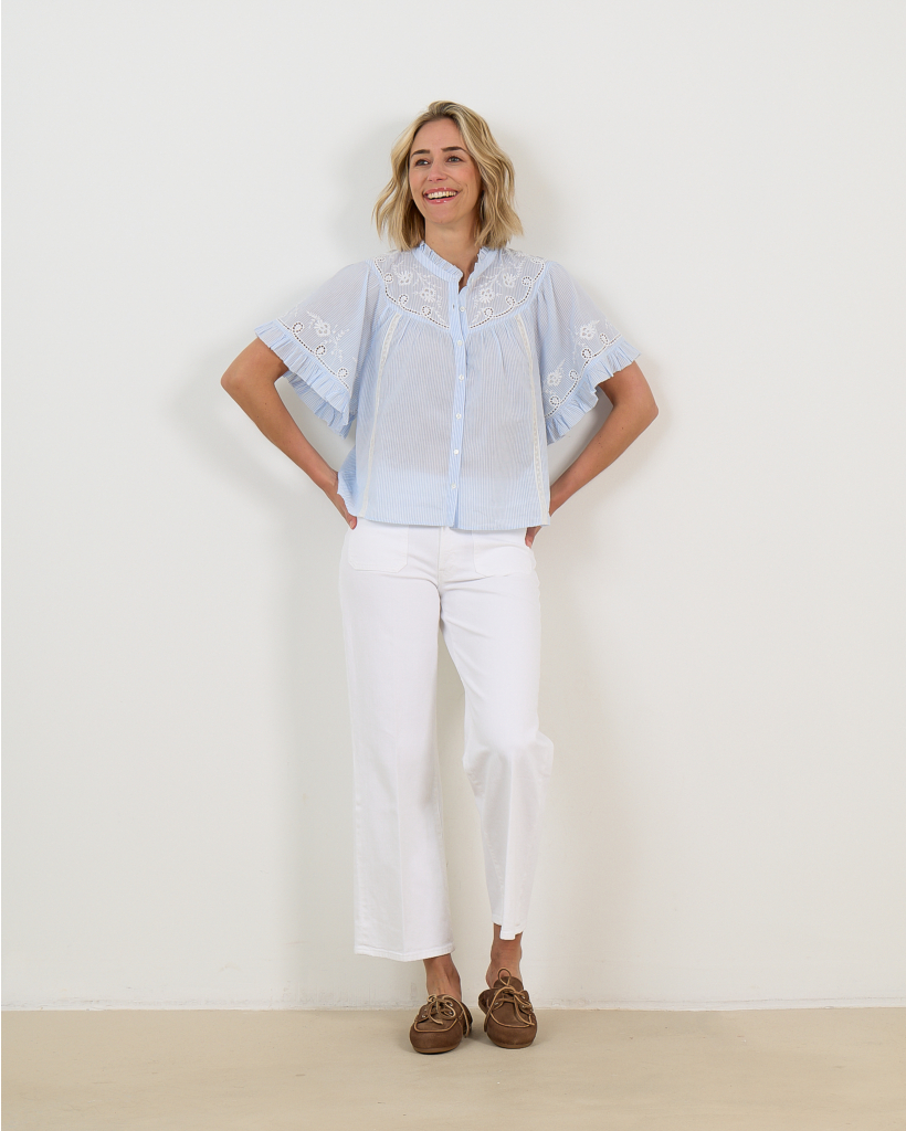 Cropped Jeans Met Opgestikte Zakken Totally Innocent 