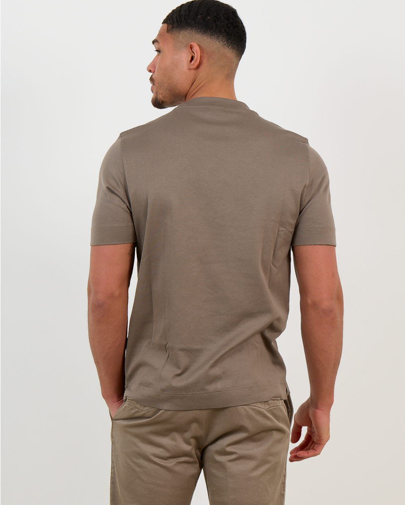 T-Shirt Ronde Hals Taupe