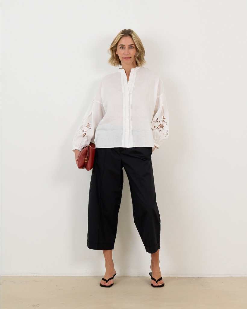 blouse lange mouw 001 white