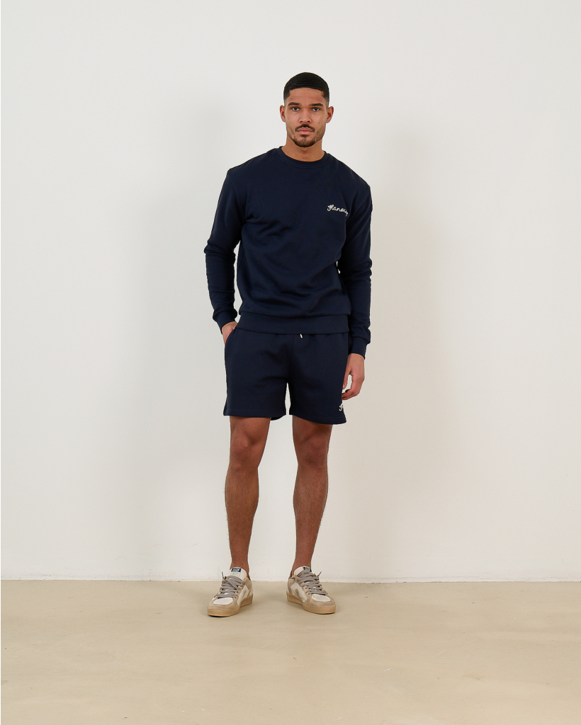 Signature Logo Sweater Navy