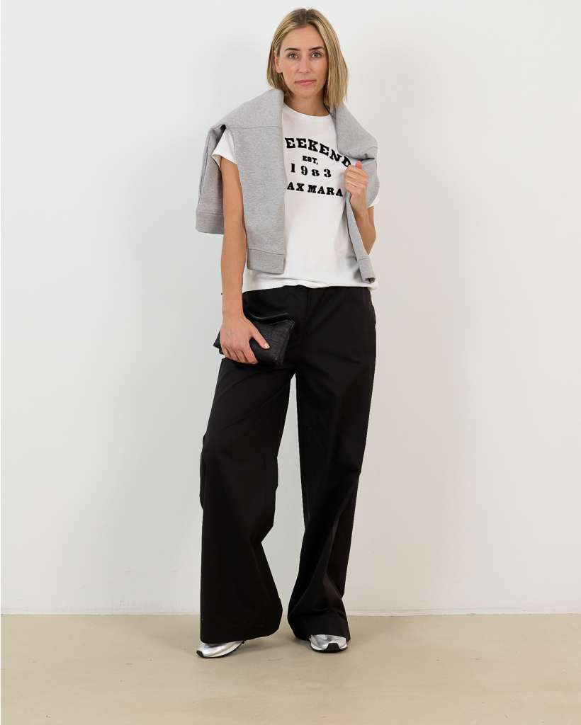 Katoenen T-Shirt met Graphic Print Wit