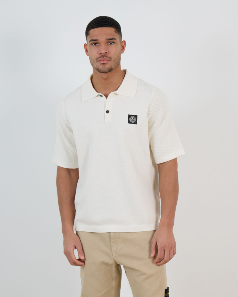 5100030 Polo Korte Mouw Ivory