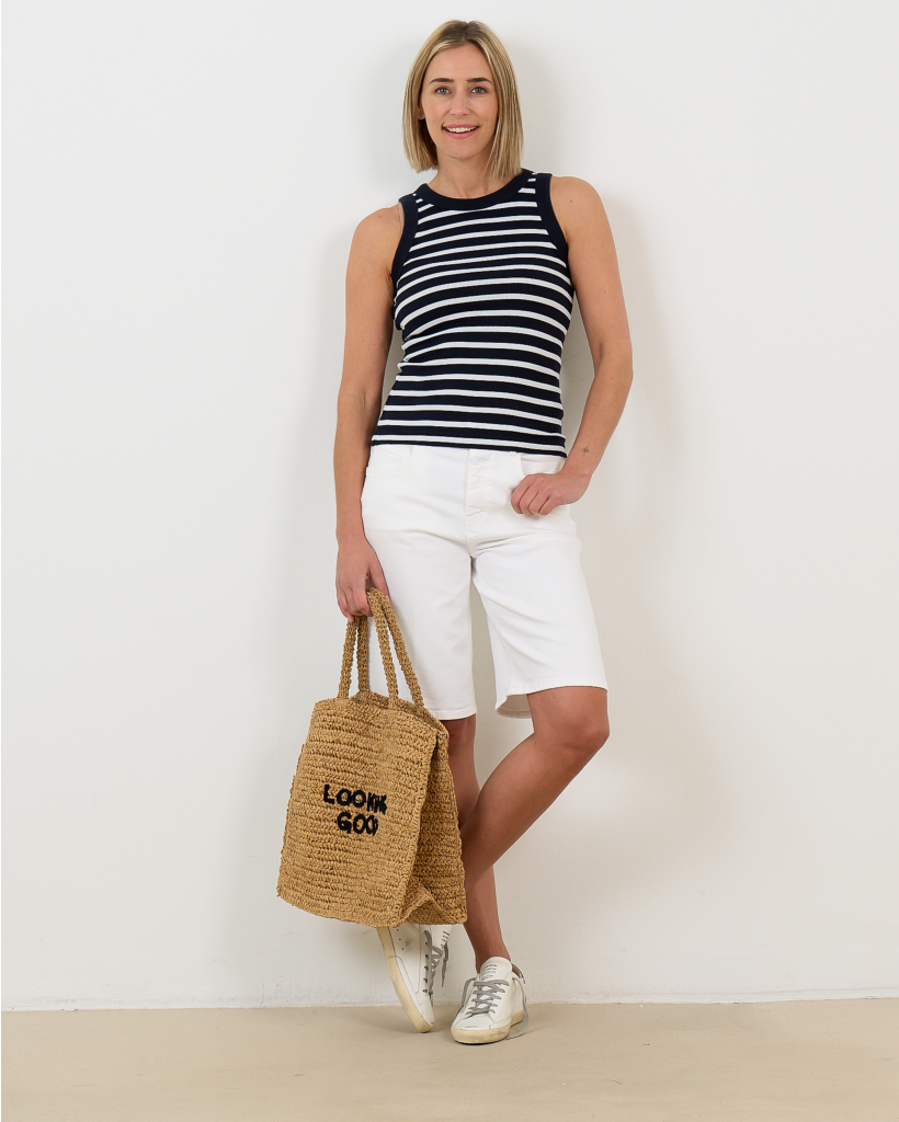 Jenika Jeans Short Wit