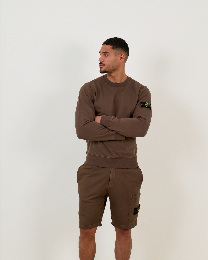 sweater crewneck V007C UMBER