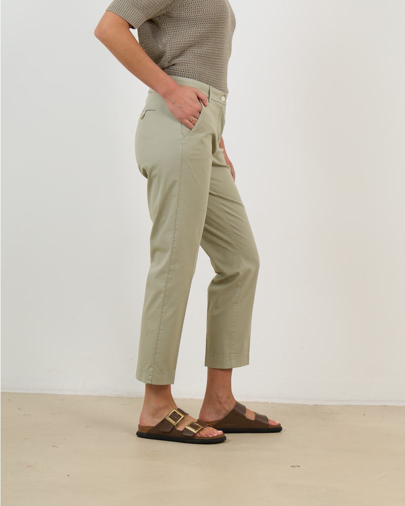 Kiana Pantalon Regular Fit Kakigroen