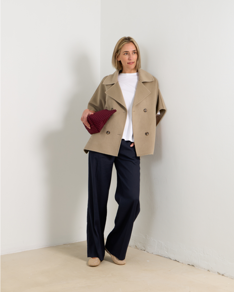 pantalon regular fit dames 487 navy