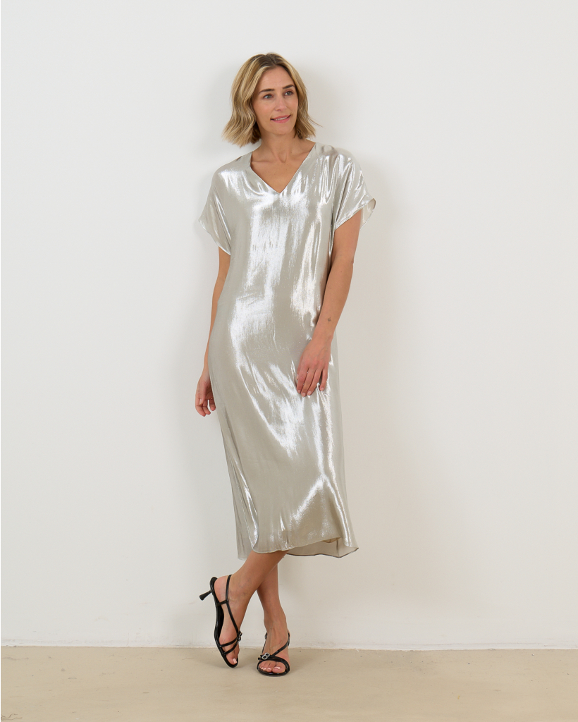 Goldaming Jurk Zilver Glitter 