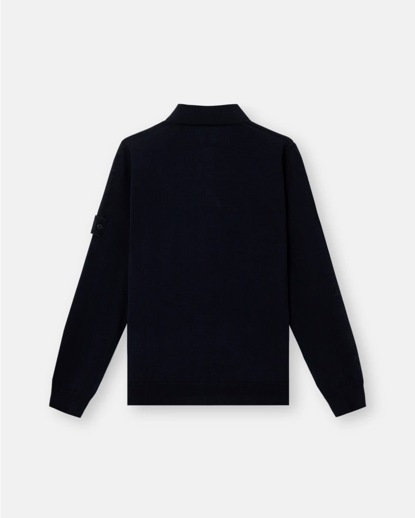 5100076 Ghost Polo Pullover Lange Mouw Navy Blue