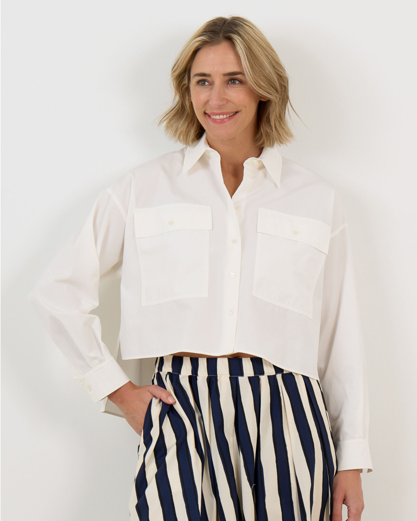 Wkdbruno Asymmetrische Blouse Wit