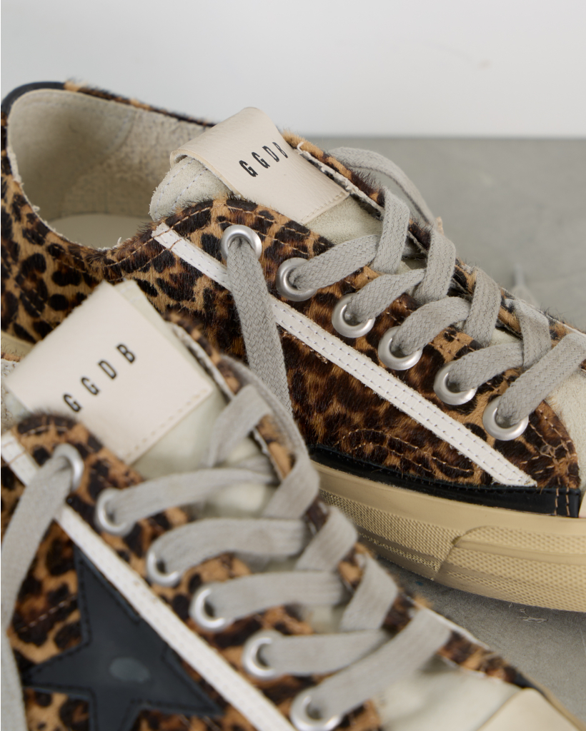 V-Star 2 Sneaker Horsy Leather Star Leopard Bruin