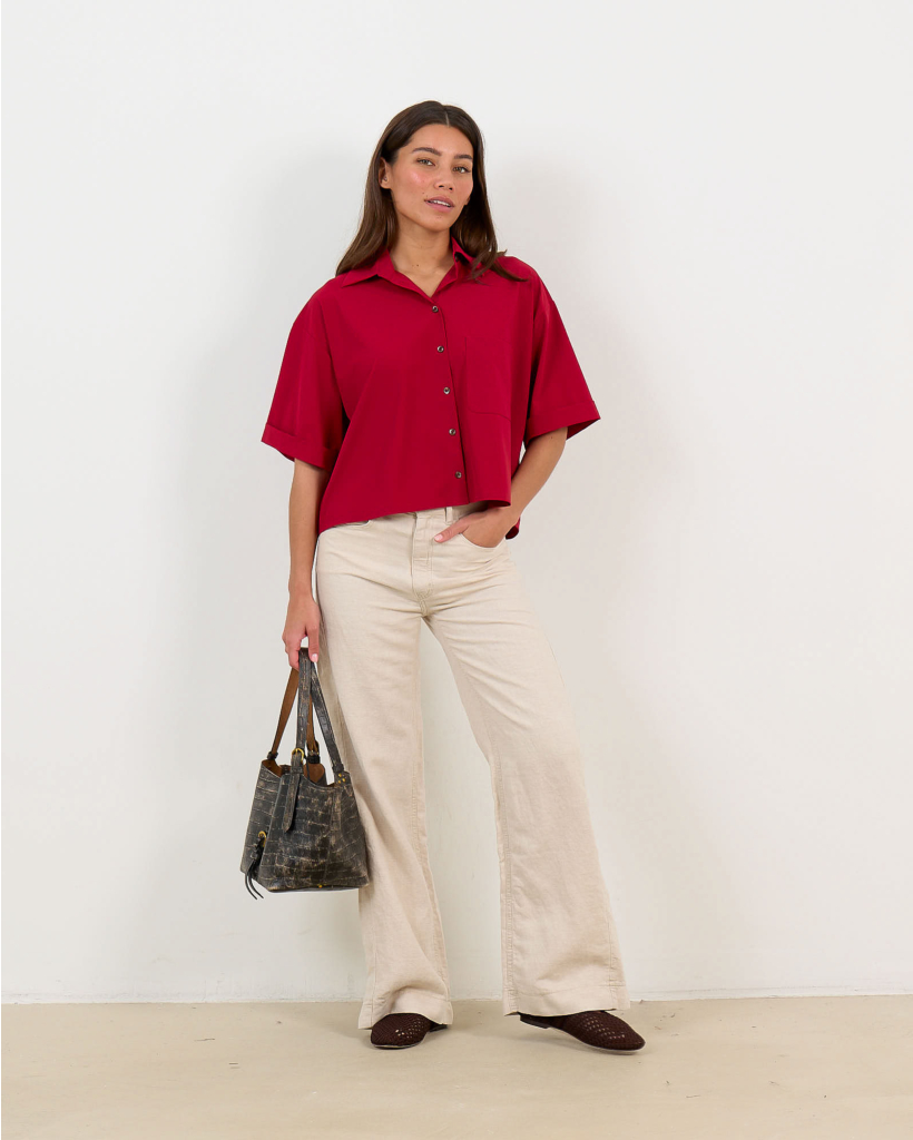 Travelstof Korte Blouse Rumba