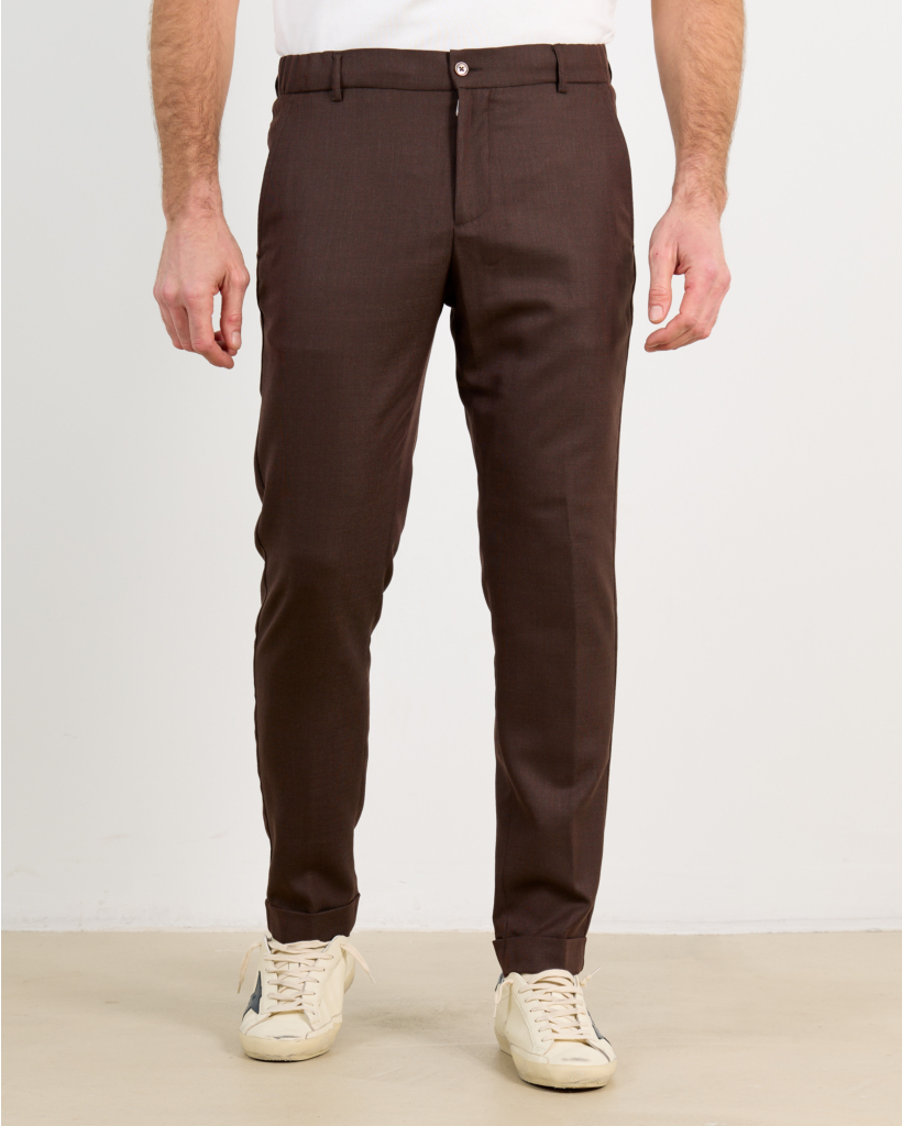 Manu Pantalon met Steekzakken Bruin