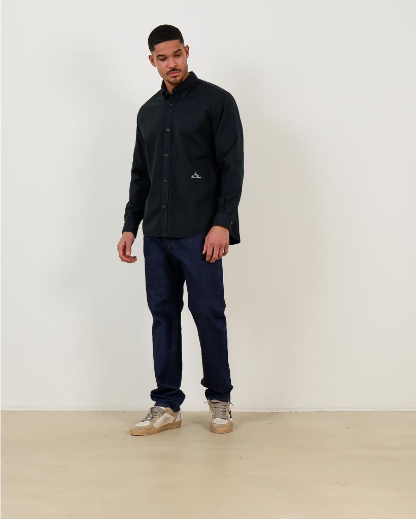 1100004 Camicia Shirt Lange Mouw Marine 