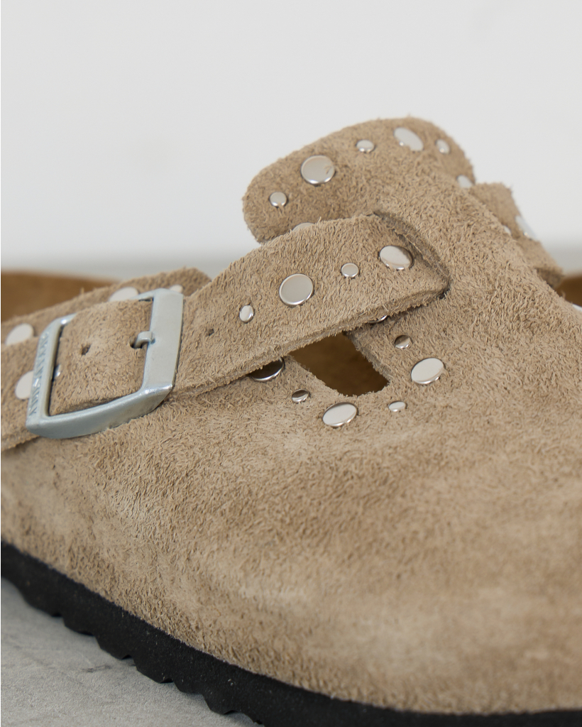 Boston Rivet Border Instappers Taupe