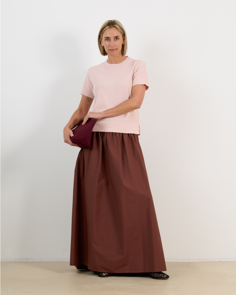 Niky Persy Pullover Korte Mouw Ronde Hals Rose