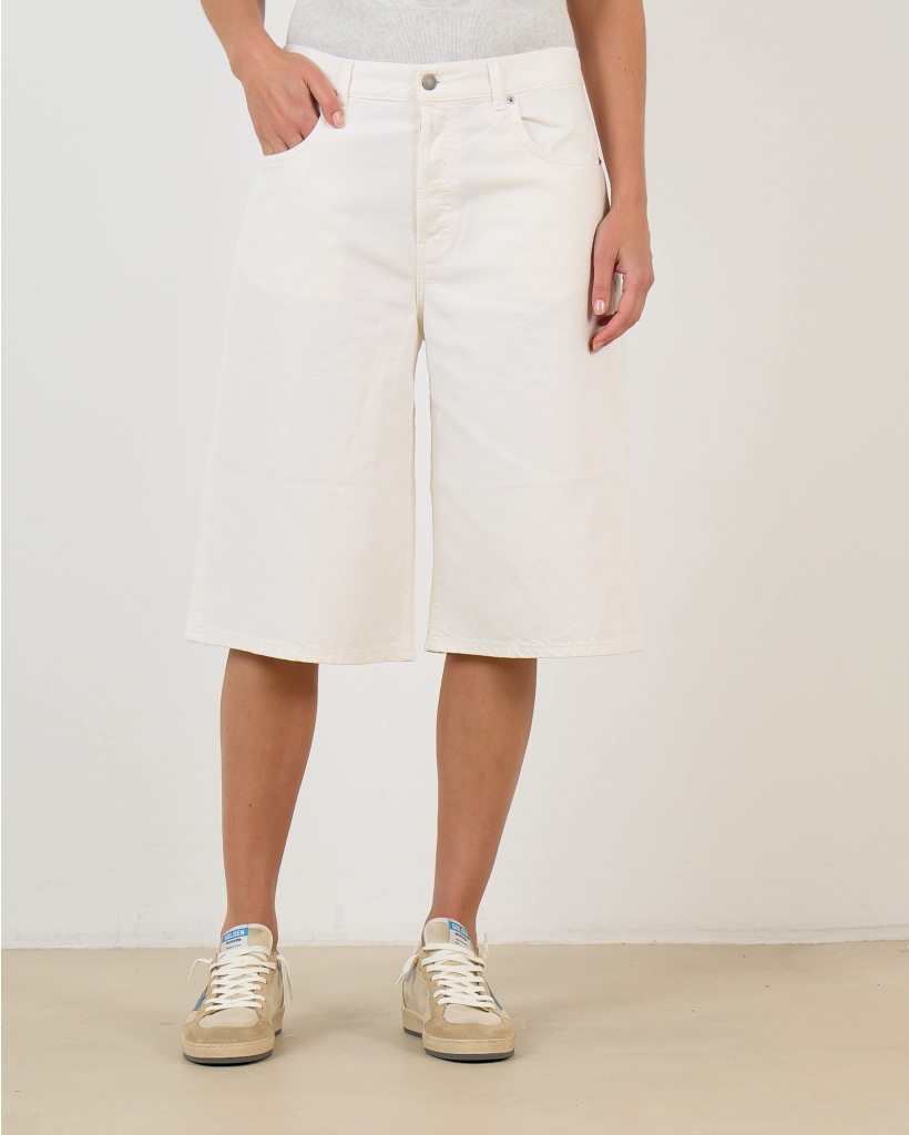 Becky Jeans Short Off White 