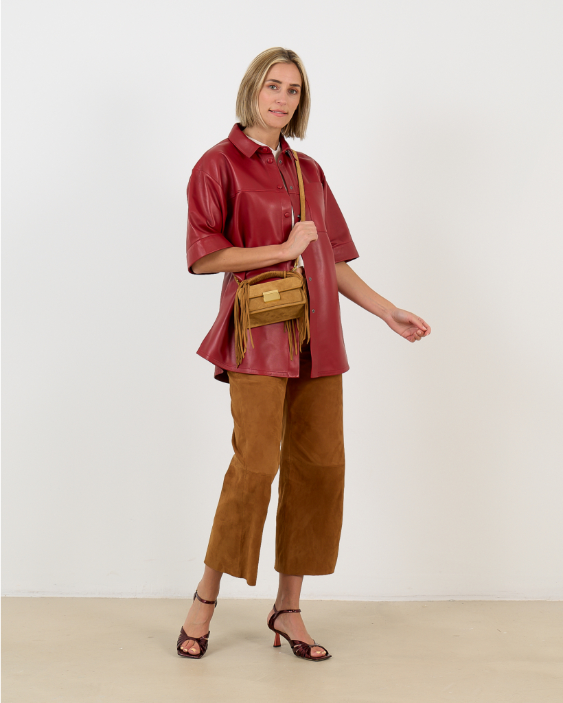 Addie Pantalon Suede Bruin