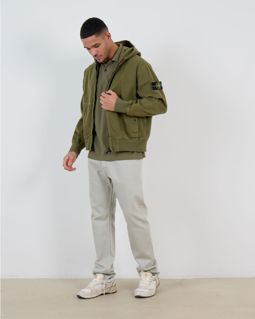 2200011 Polo Korte Mouw Military Green