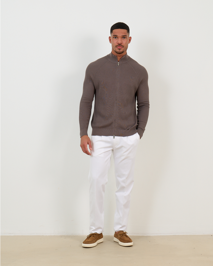 Paul Open Vest Taupe
