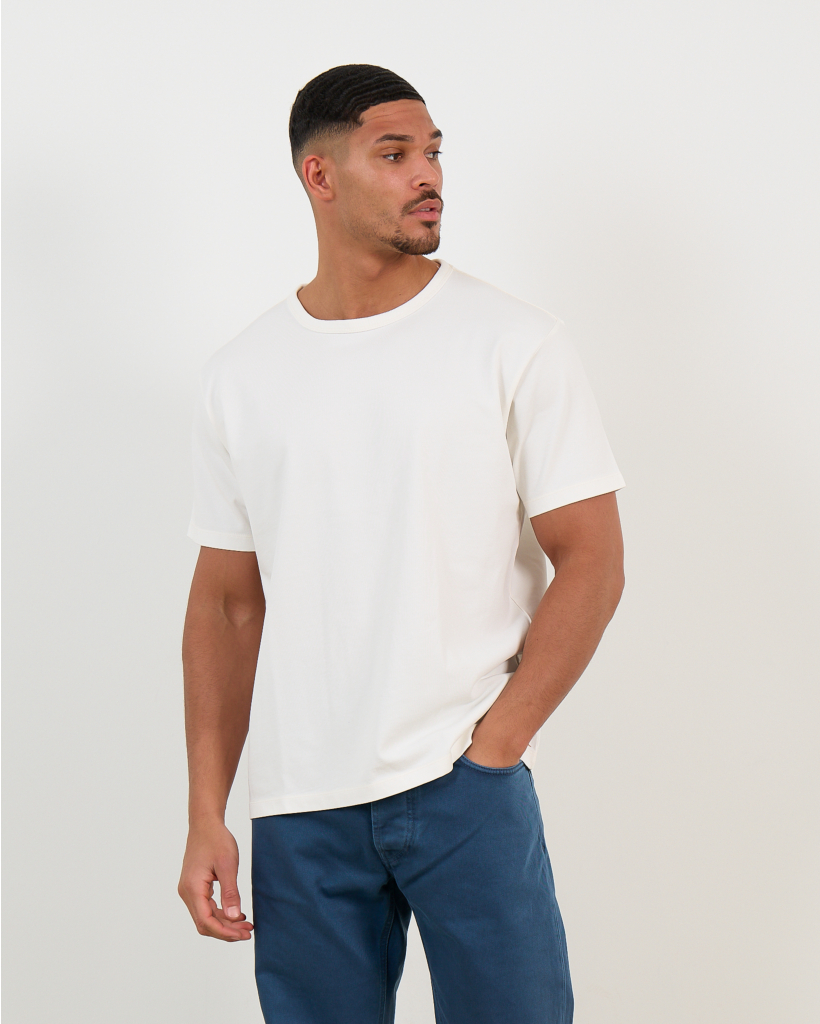 Relaxed Heavyweight Jersey T-Shirt Wit