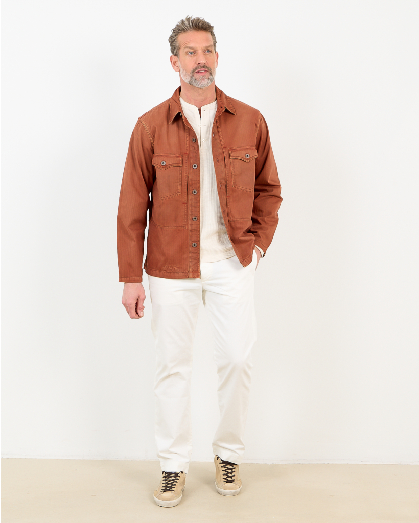Officer Pant Pantalon Antique White L32