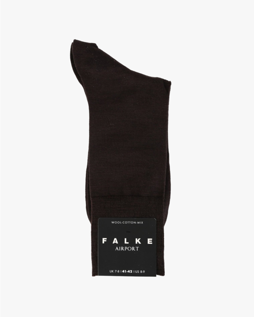 Airport Sokken Donker Bruin