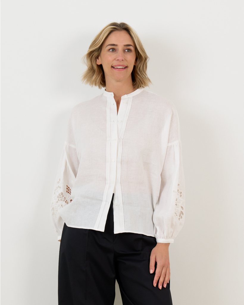 blouse lange mouw 001 white