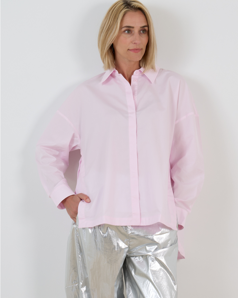 Gabe Overshirt Blouse Roze