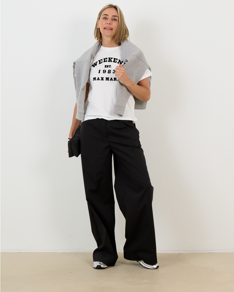 Pantalon Regular Fit Zwart