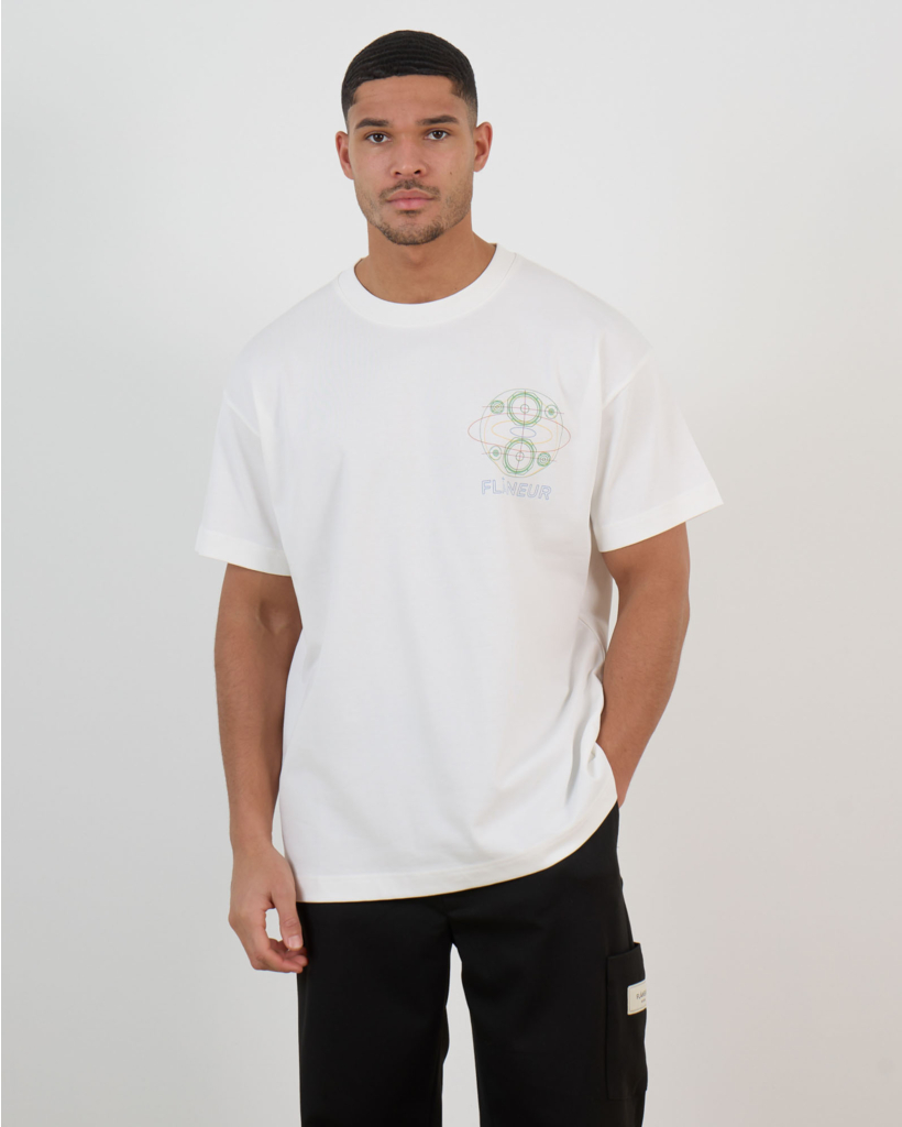 Speaker Graphic Design T-Shirt Wit