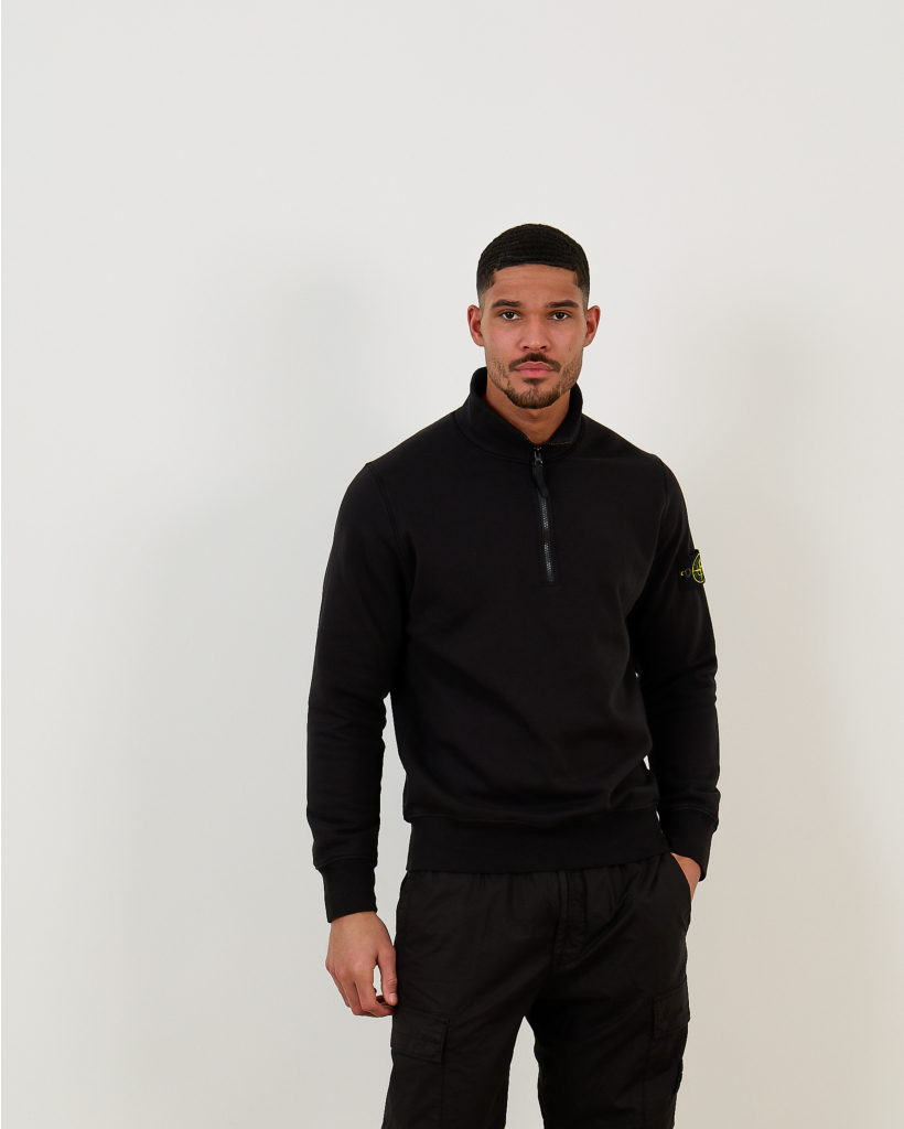 Half Zip Sweater Black