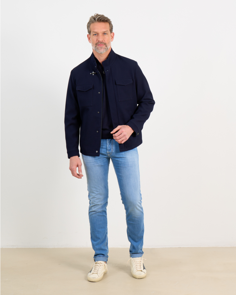 Nick Slim Jeans Blauw