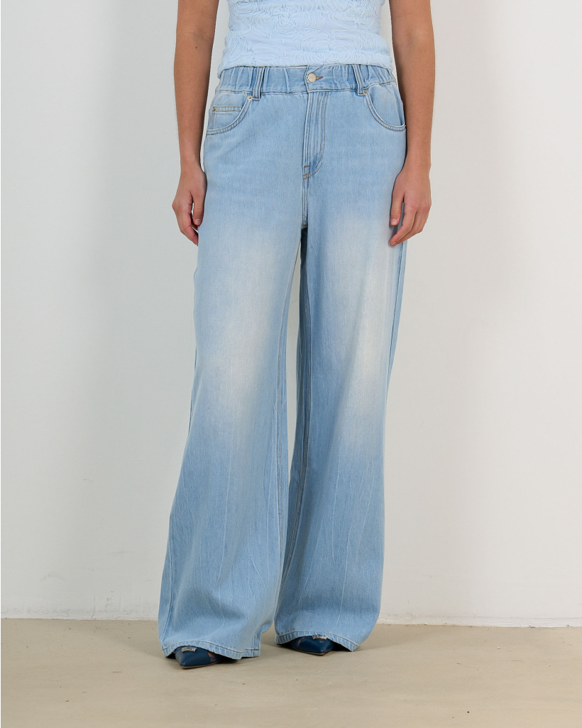 Woody Soft Touch Jeans Lichtblauw