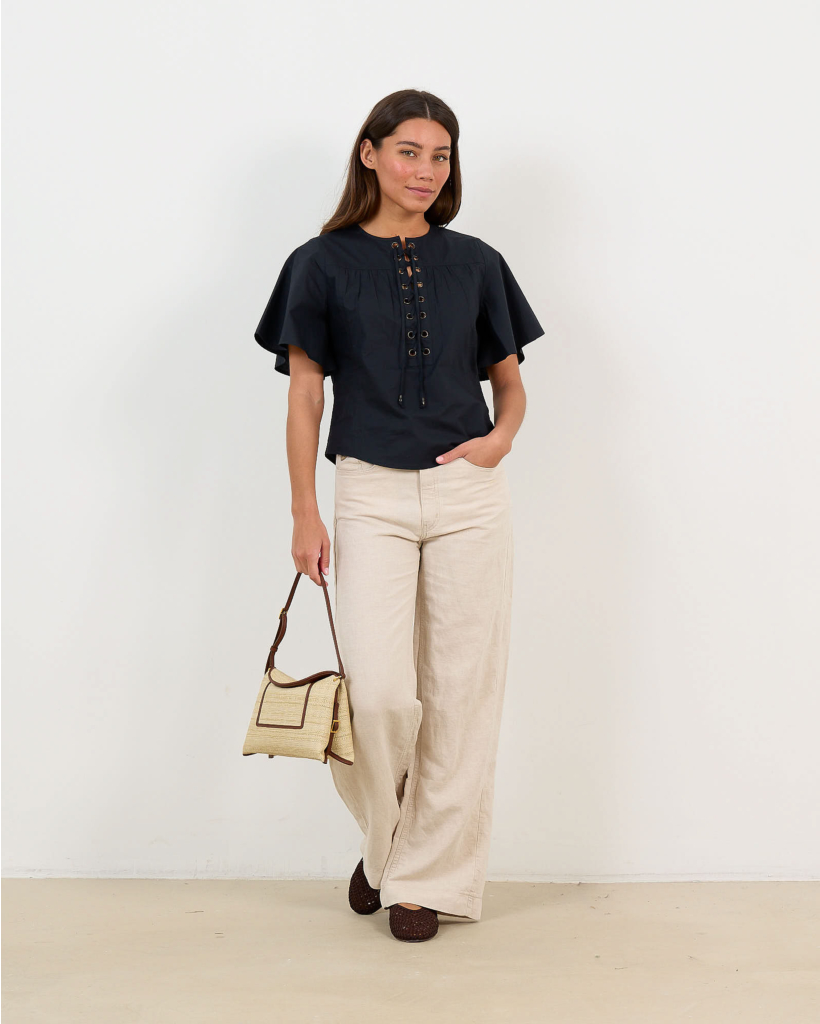 Rosa Linnenmix Pantalon Tosca Natural