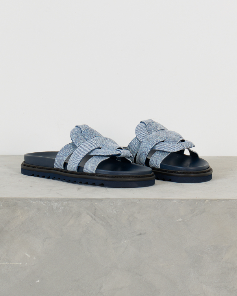 Emilia 64 Slipper Navy Jean