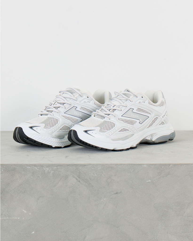 Elite Sneakers Wit Zilver