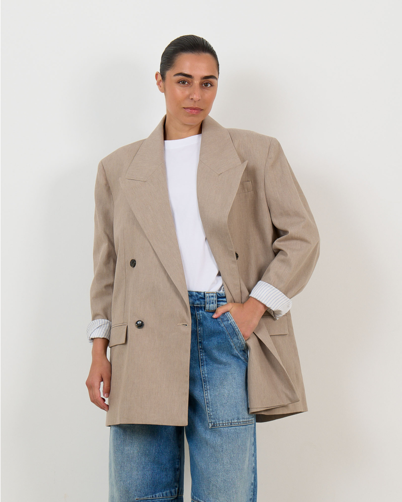 Natan Oversized Blazer Taupe