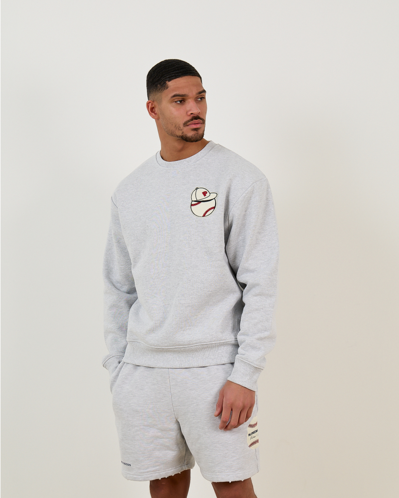 At Bat crewneck Grijs 