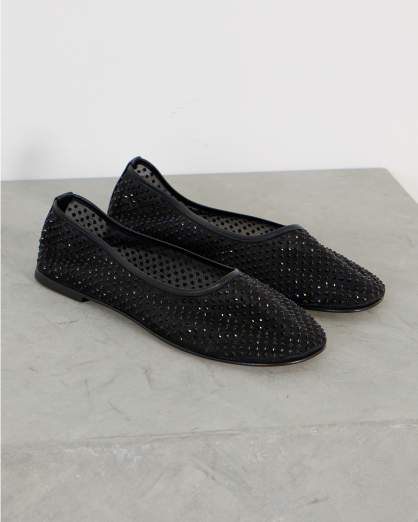 Balla Crystals Pump Zwart