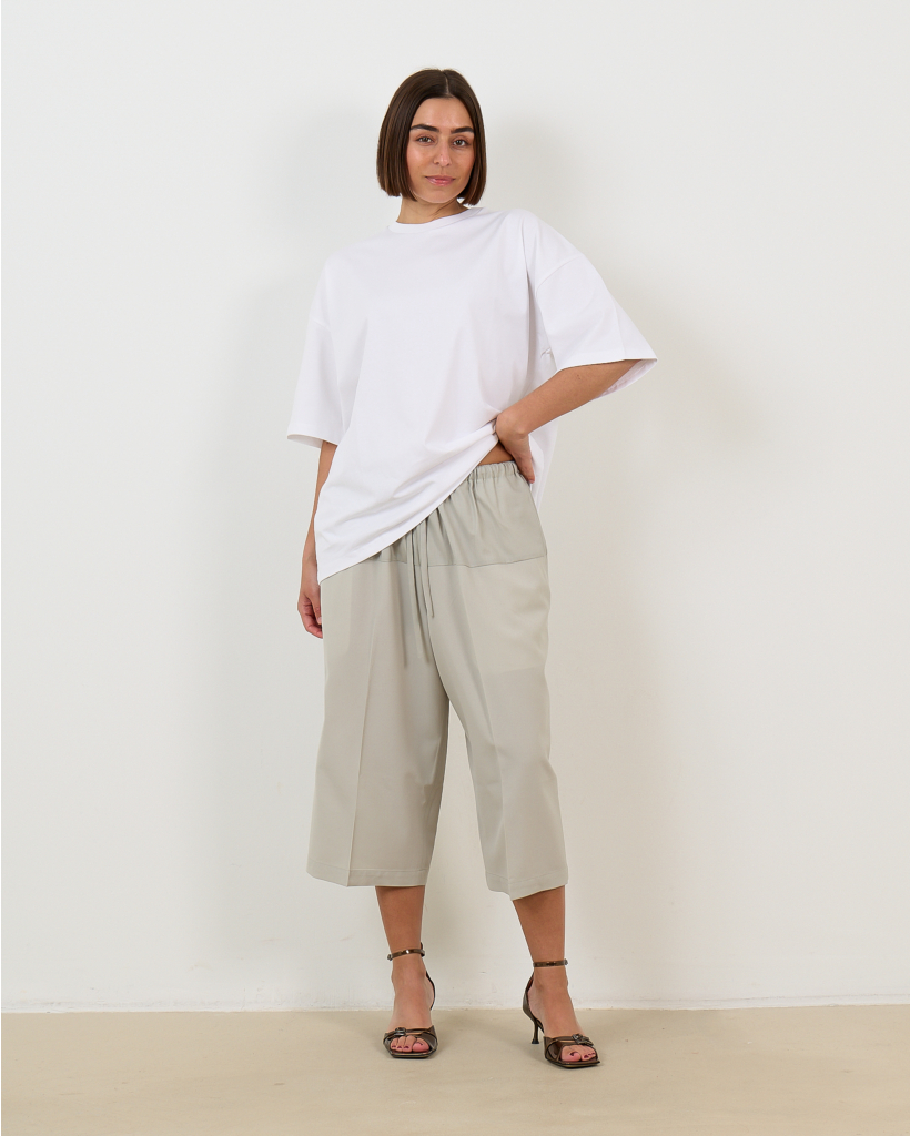 Nullepart -A T-Shirt Logo Wit 