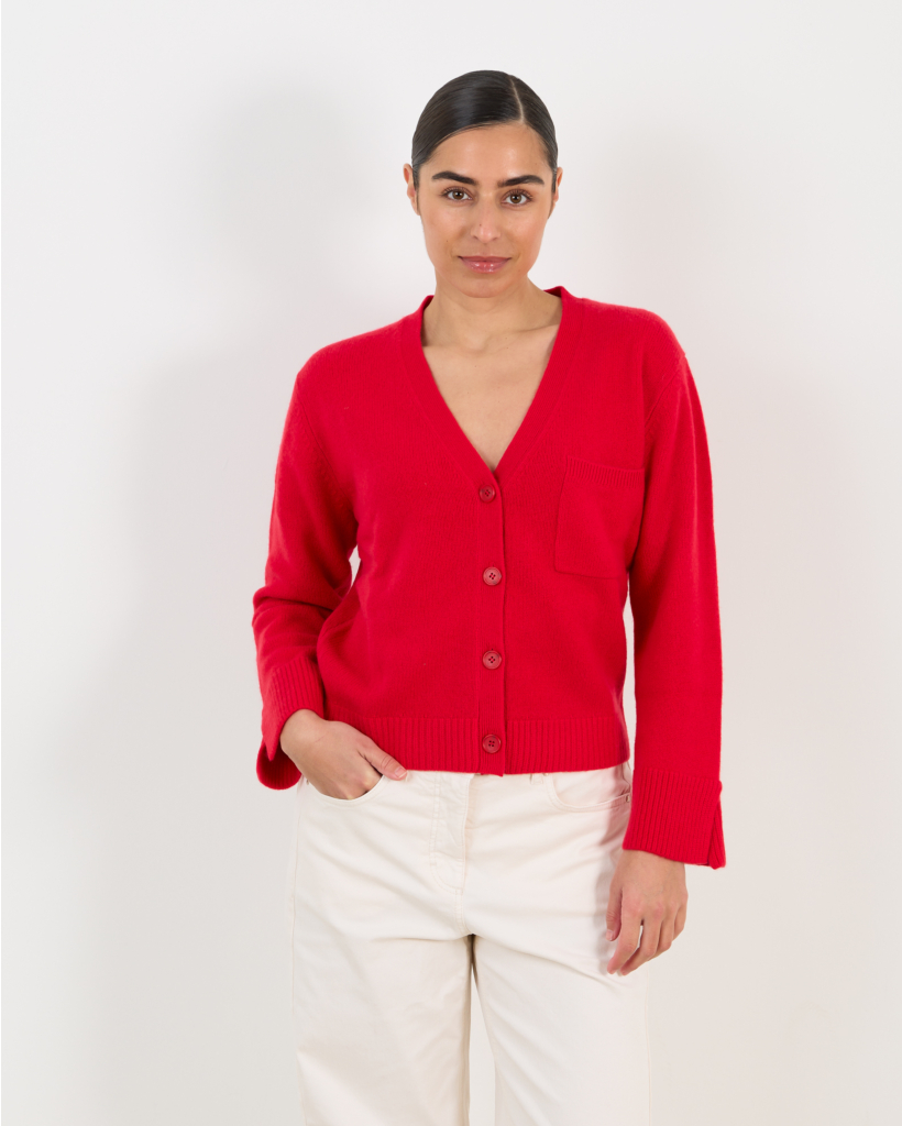 Vest cherry red 
