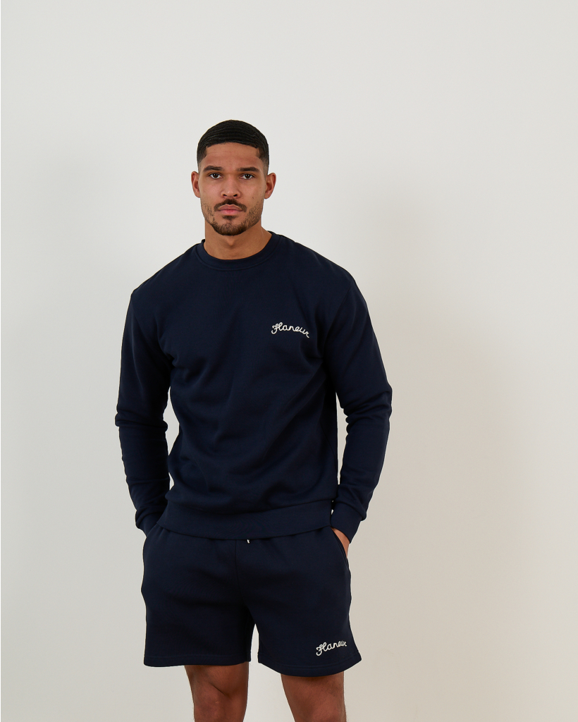 Signature Logo Sweater Navy