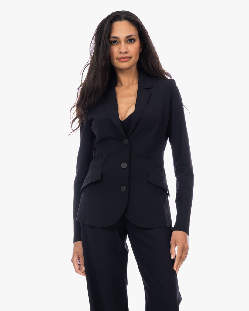 Danno Travel Jersey Blazer Zwart