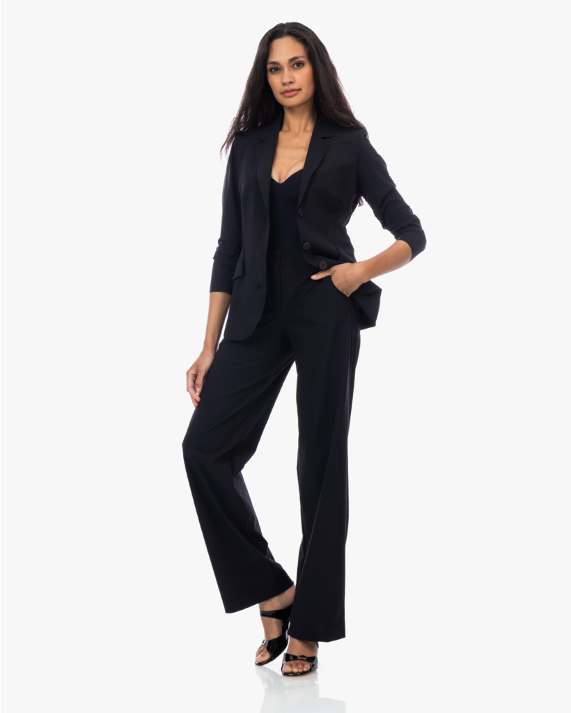 Danno Travel Jersey Blazer Zwart